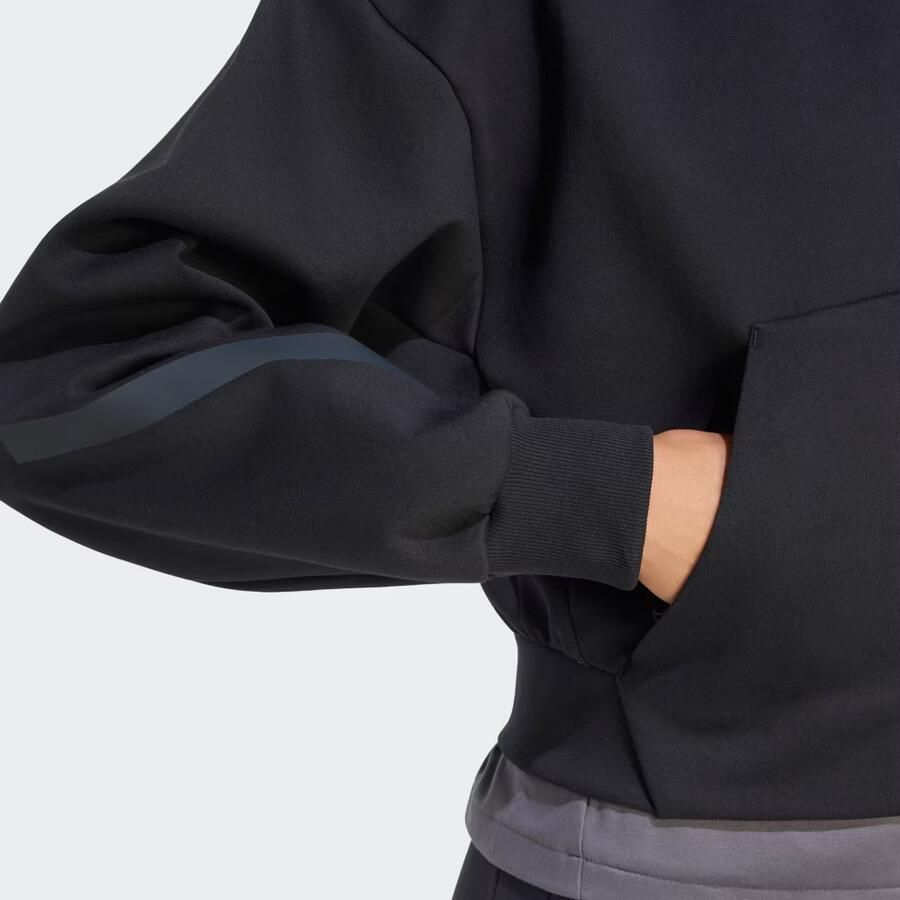 Adidas Z.N.E. CROPPED SWEATSHIRT MET LANGE RITSSLUITING - Foto 2