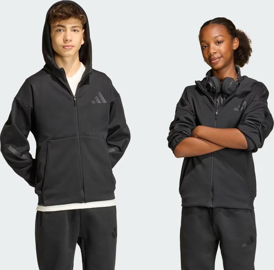 Adidas Z.N.E. Sportjack met Capuchon en Lange Rits - Foto 2