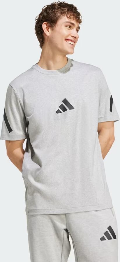 Adidas Z.N.E. T-shirt Grijs- Heren Grijs - Foto 6