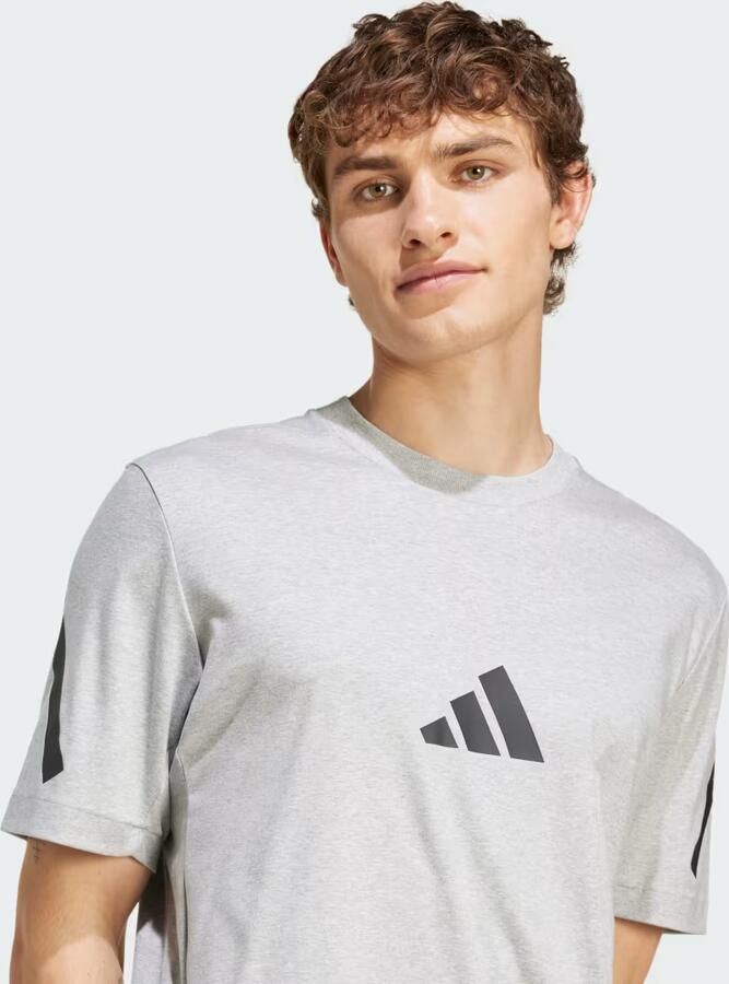 Adidas Z.N.E. T-shirt Grijs- Heren Grijs - Foto 2