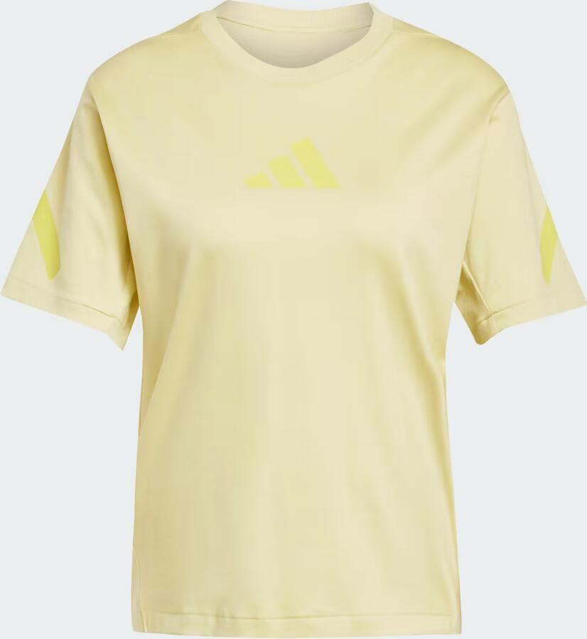 Adidas Z.N.E. T-Shirt Geel- Dames Geel - Foto 2