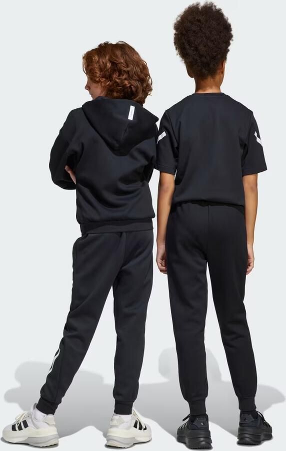 Adidas Z.N.E. Tapered-Leg Broek Kids Zwart - Foto 3