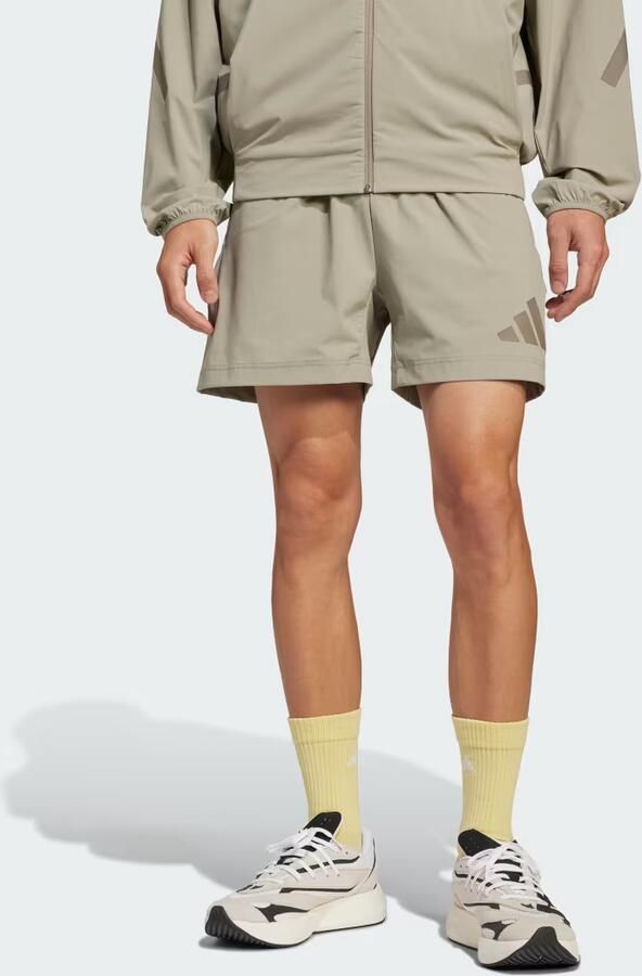 Adidas Z.N.E. Woven Short Beige- Heren Beige - Foto 6