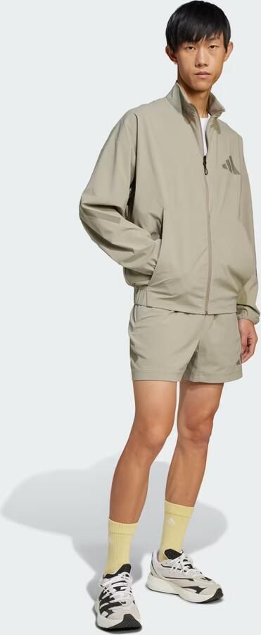 Adidas Z.N.E. Woven Short Beige- Heren Beige - Foto 5