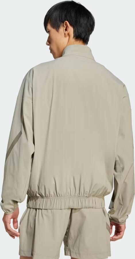 Adidas Z.N.E. Woven Sportjack Beige- Heren Beige - Foto 3