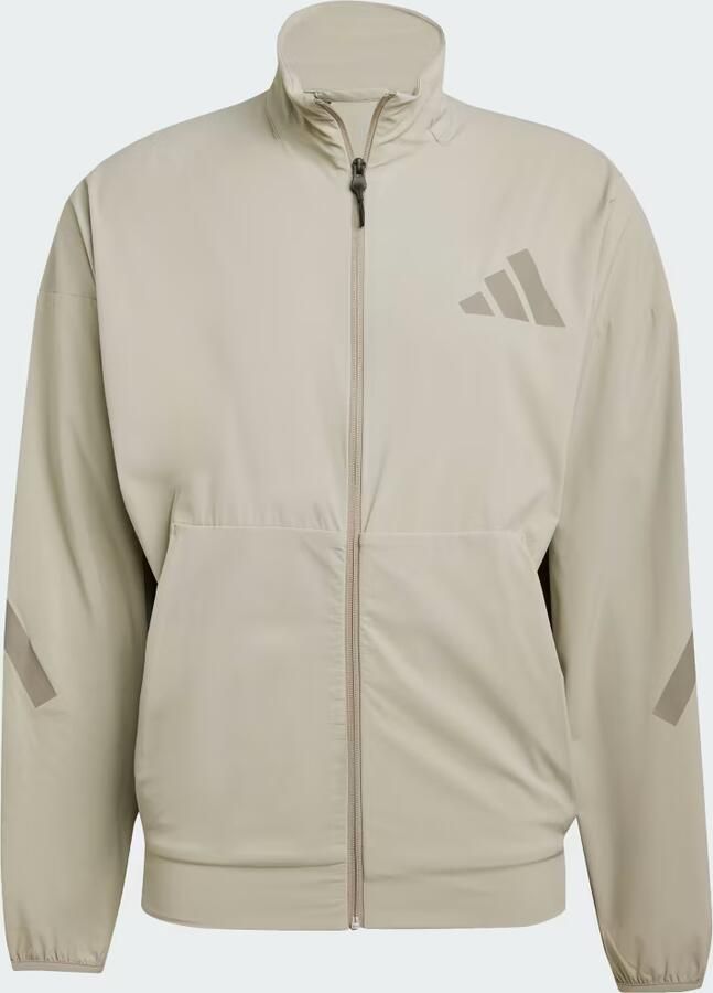 Adidas Z.N.E. Woven Sportjack Beige- Heren Beige - Foto 2