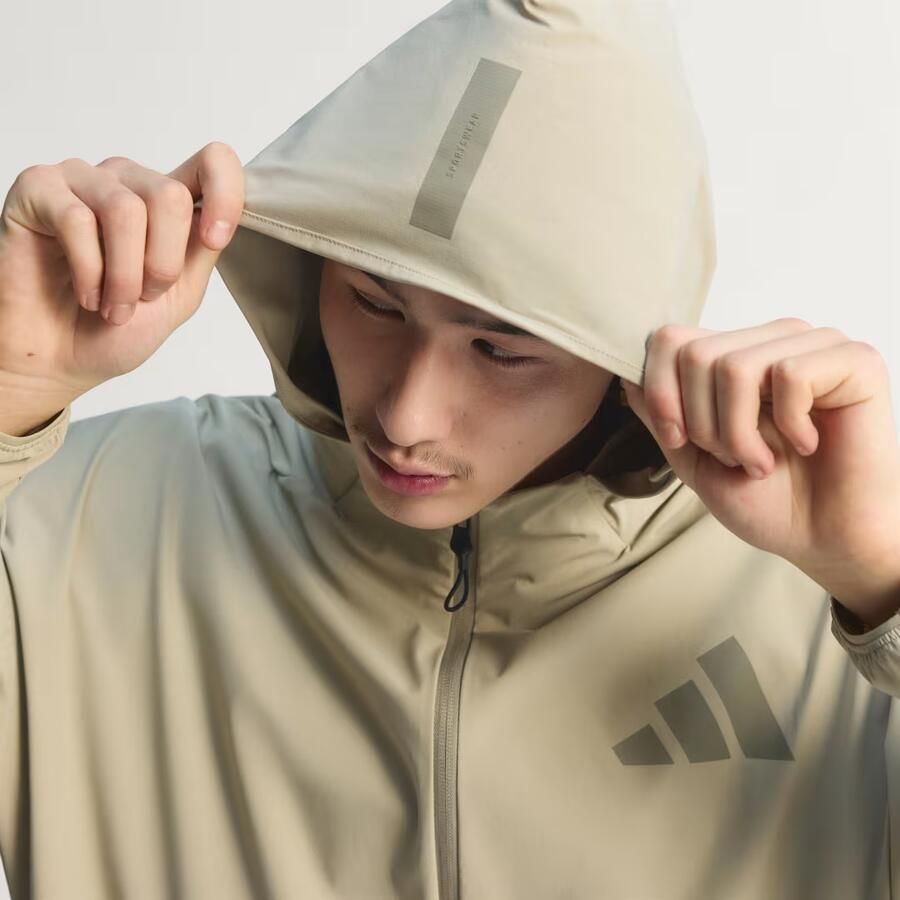 Adidas Sportswear trainingsjack met capuchon en logoprint - Foto 3