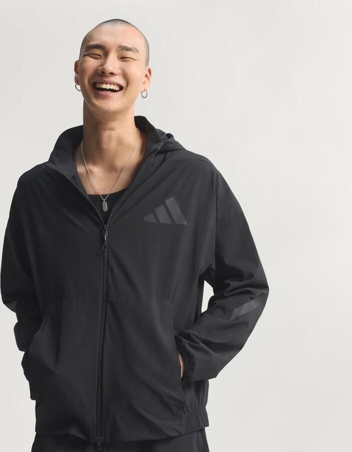 Adidas Sportswear Regular fit Jack met Capuchon