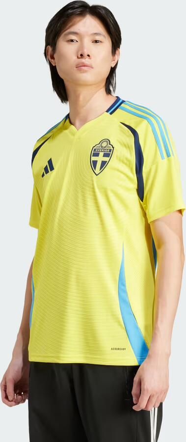 Adidas Sweden 2024 Home Shirt Bright Yellow- Heren Bright Yellow - Foto 5