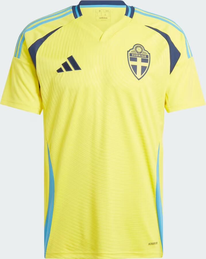 Adidas Sweden 2024 Home Shirt Bright Yellow- Heren Bright Yellow - Foto 2