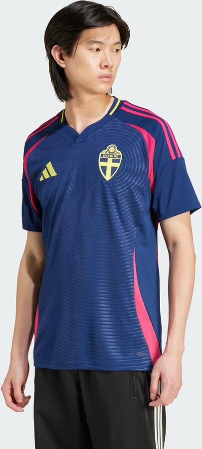 Adidas Sweden 2024 Away Shirt Team Navy Blue 2- Heren Team Navy Blue 2 - Foto 5