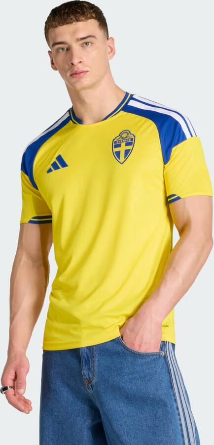 Adidas Sweden 2026 Home Shirt Geel- Heren Geel - Foto 2