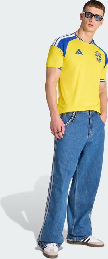 Adidas Sweden 2026 Home Shirt Geel- Heren Geel - Foto 7
