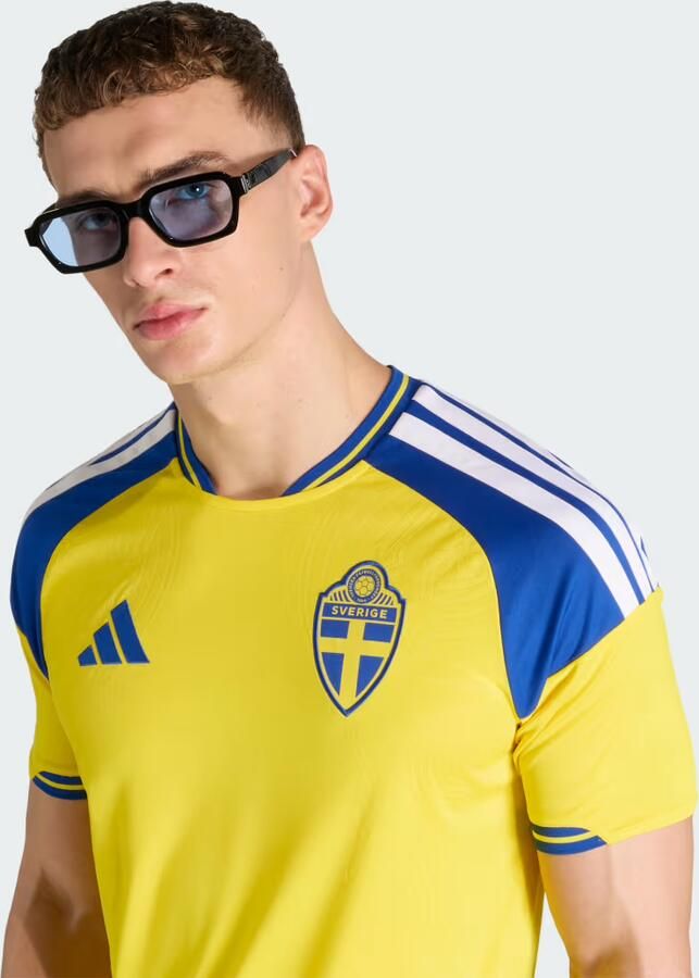 Adidas Sweden 2026 Home Shirt Geel- Heren Geel - Foto 5