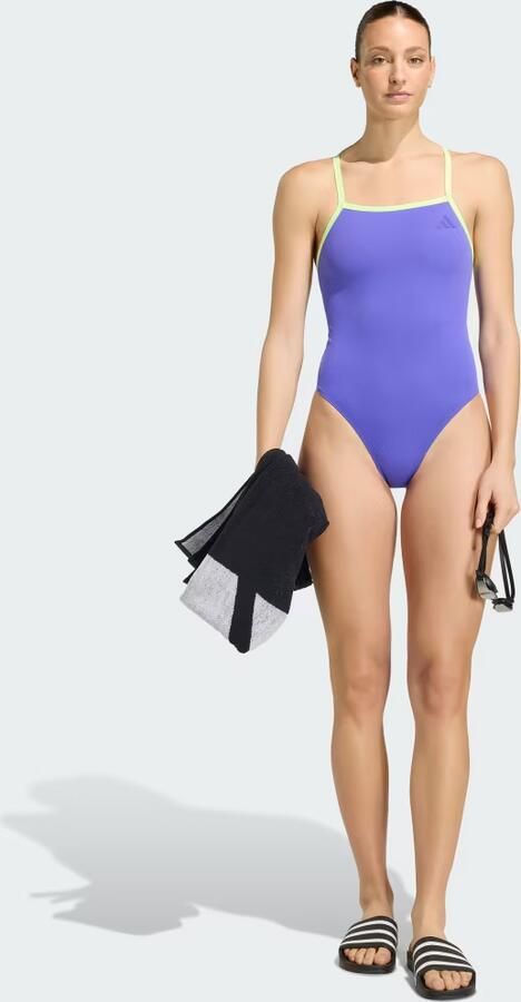 Adidas Zwempak met V-rug en Dunne Bandjes - Foto 4