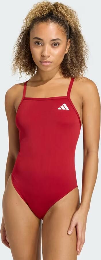 Adidas Zwempak met V-rug en Dunne Bandjes