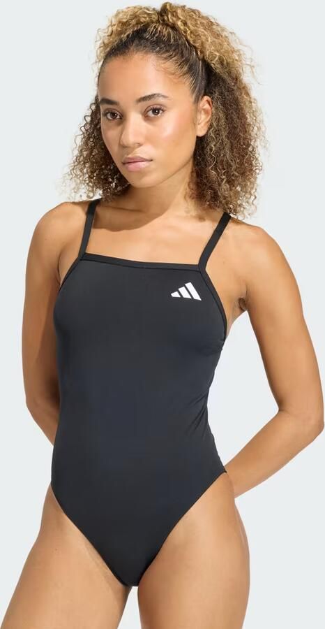 Adidas Zwempak met V-rug en Dunne Bandjes