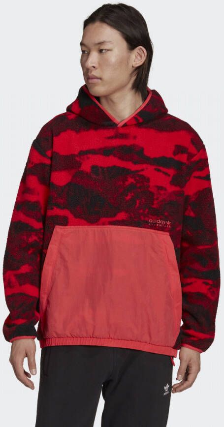 Adidas Originals adidas Adventure Polar Fleece Allover Print Hoodie