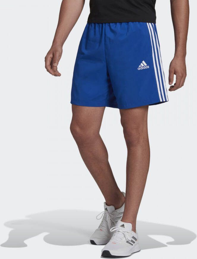 Adidas aeroready essentials chelsea 3-stripes korte broek blauw heren