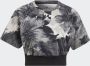 Adidas Sportswear Allover Print Cropped T-shirt - Thumbnail 1