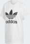 Adidas Witte Boyfriend Tee Shirt White Dames - Thumbnail 2
