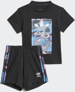 Adidas Originals Camo Short en T-shirt Set