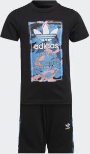 Adidas Originals Camo Short en T-shirt Set