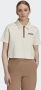 Adidas Originals Resort Cropped Zip Polohemd Polo's Kleding non-dyed maat: L beschikbare maaten:L - Thumbnail 1