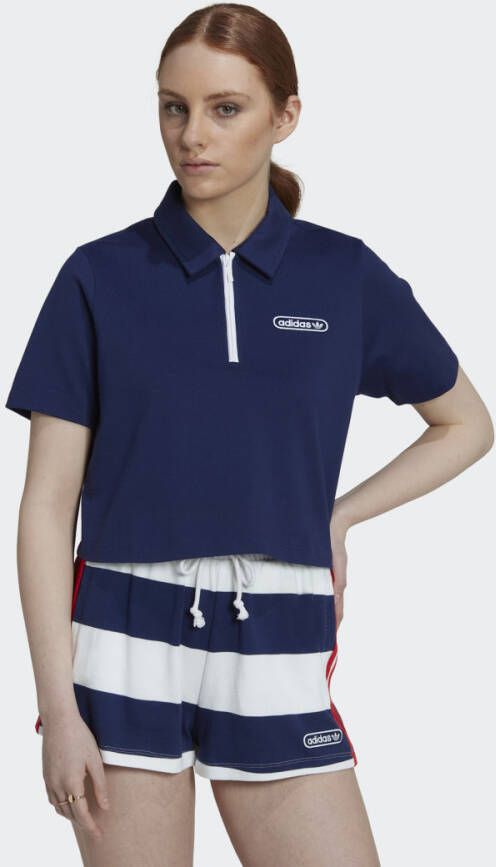 Adidas Originals Poloshirt met labelpatch