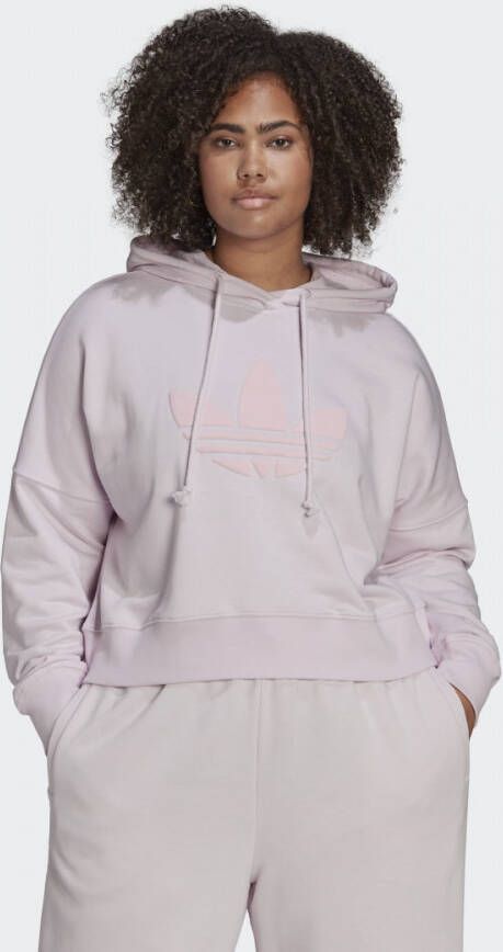 Adidas Originals Cropped Hoodie (Grote Maat)