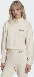 Adidas Originals Bluza damska Retro Luxury 1 4 Zip Cropped Sweater Trend Packamp Hl0047 36 Beige Dames