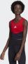 Adidas Performance Designed to Move Colorblock 3-Stripes Croptop - Thumbnail 1