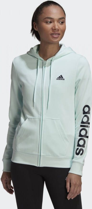 Adidas Performance Capuchonsweatvest ESSENTIALS LOGO CAPUCHONJACK - Foto 2