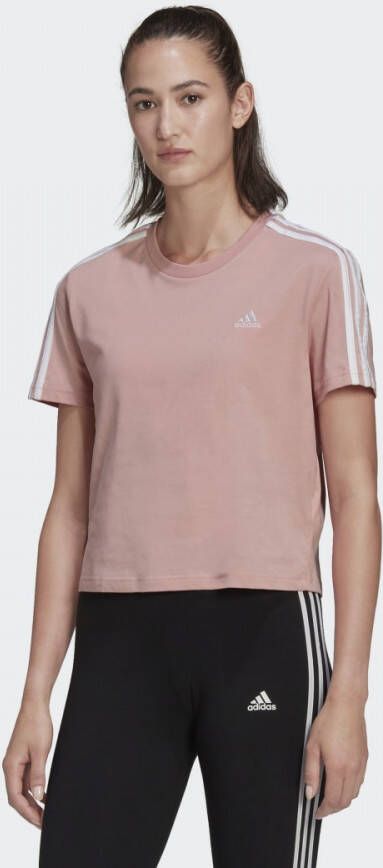 Adidas Sportswear Essentials Loose 3-Stripes Cropped T-shirt