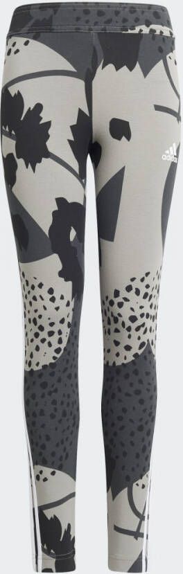Adidas Future Icons Sport Cotton 3 Stripes Wild Shapes Allover Print Legging
