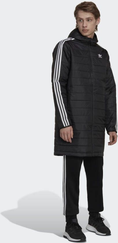Adidas Originals Gewatteerde Jas met Functionele Details Black Heren