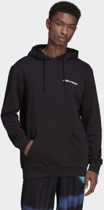 Adidas Originals Mannen; sweatshirt graphics y2k hoodie hc7180 s Zwart Heren