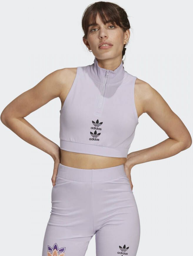 Adidas Originals Logo Play Cropped Tanktop