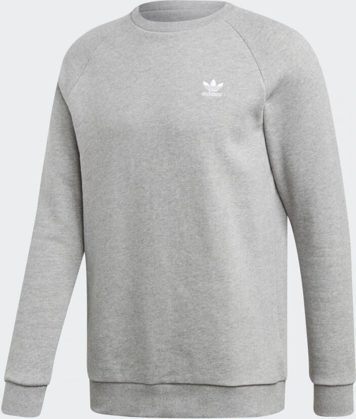 Adidas Lichtgewicht Crewneck Sweatshirt Loungewear Essentials Gray Heren