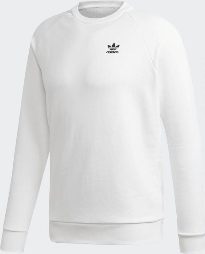 Adidas Lichtgewicht Crewneck Sweatshirt Wit Zwart White Heren