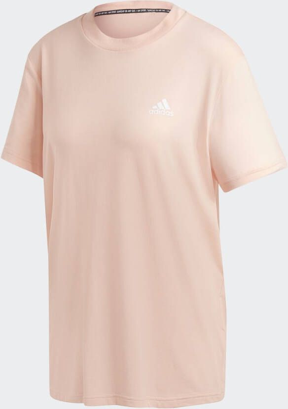 Adidas Sport T-shirt Roses Rechte Snit Pink Dames