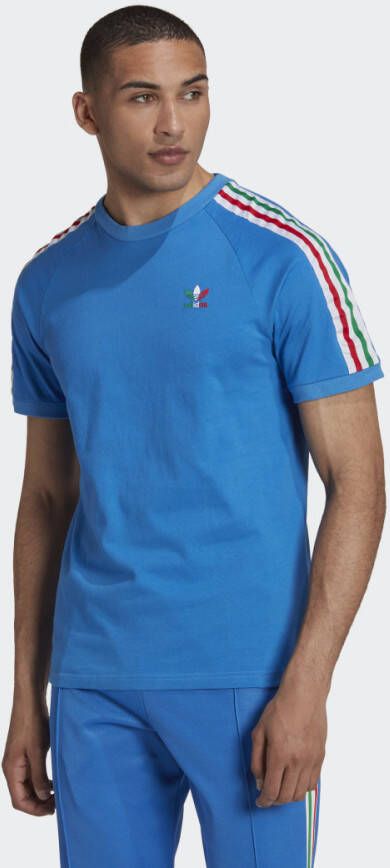 Adidas Originals Gestreept T-shirt van adidas Blauw Heren