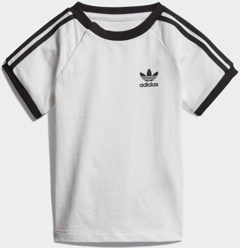 Adidas Originals Adicolor T-shirt wit zwart Katoen Ronde hals 104