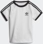 Adidas Originals Adicolor T-shirt wit zwart Katoen Ronde hals 104 - Thumbnail 1