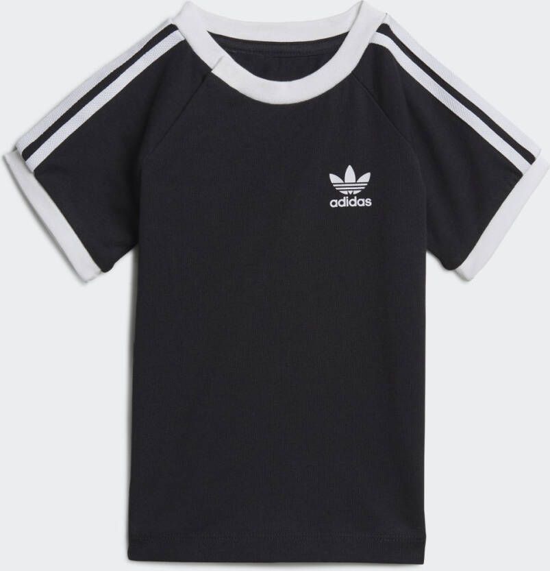 Adidas Originals Adicolor T-shirt zwart wit Katoen Ronde hals 104