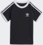 Adidas Originals Adicolor T-shirt zwart wit Katoen Ronde hals 104 - Thumbnail 1