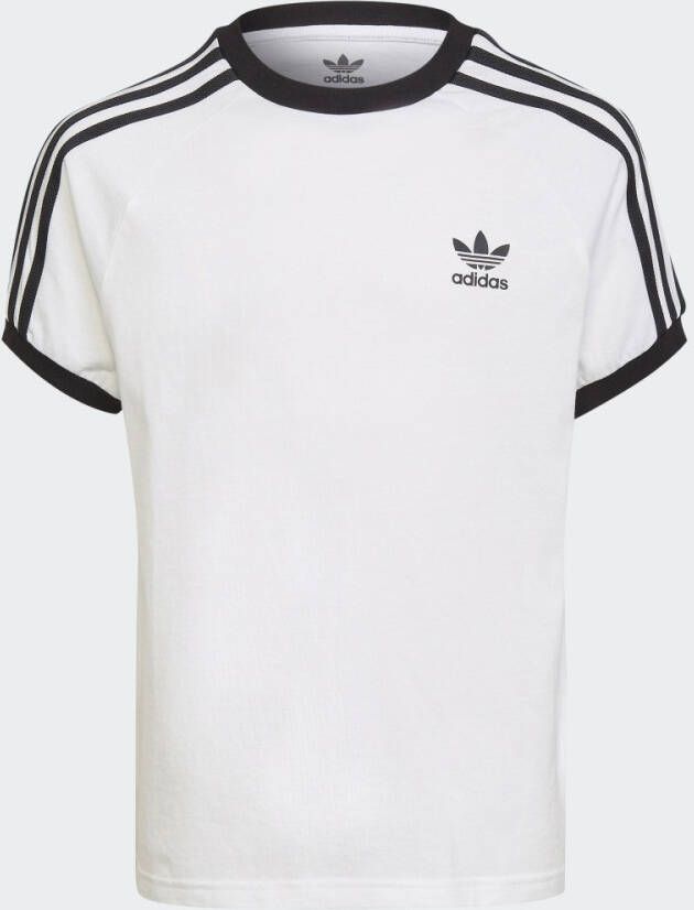 Adidas Originals T-shirt wit zwart Katoen Ronde hals Logo 140