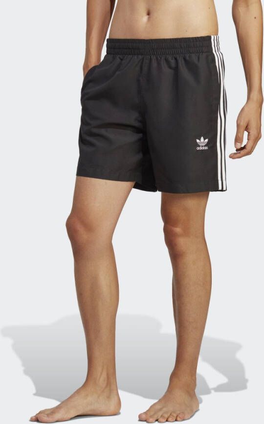 Adidas Originals California Swim Shorts Black White- Heren Black White