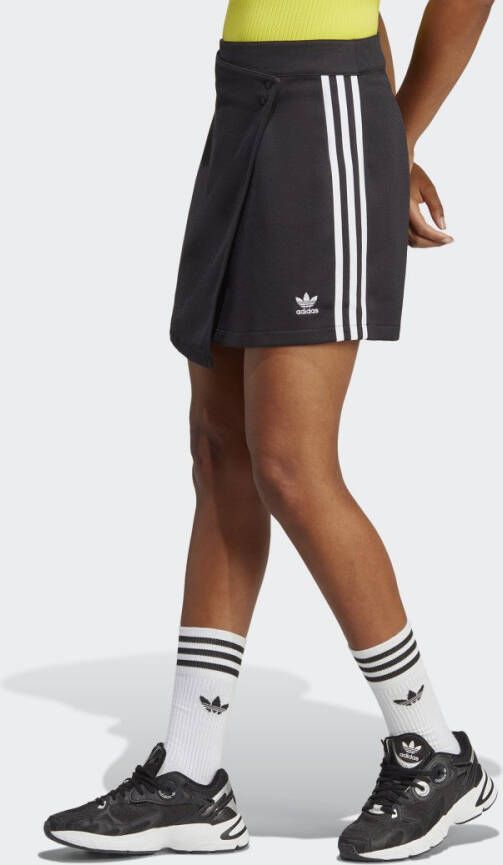Adidas Originals Adicolor Classics 3-Stripes Zwarte Damesrok Black Dames
