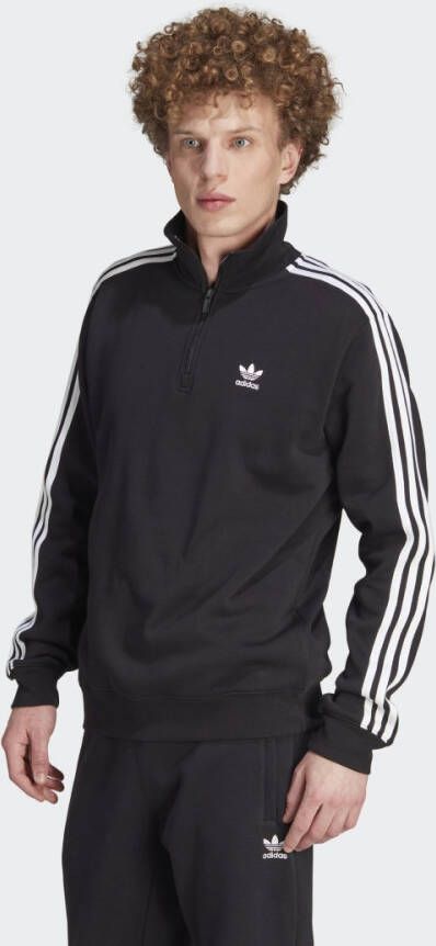 Adidas Originals Adicolor Classics 3-Stripes Sweatshirt met Halflange Rits